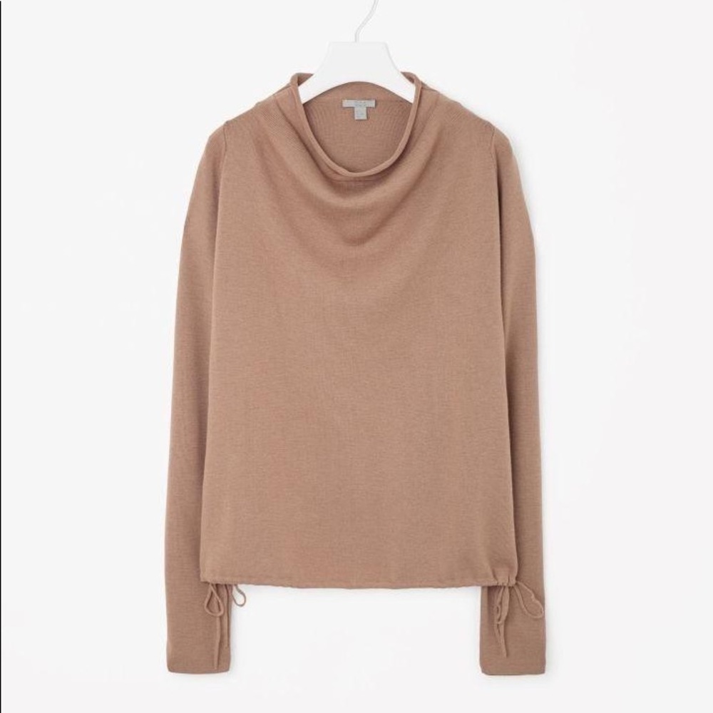 COS Wool Drawstring Jumper - Picture 2 of 6
